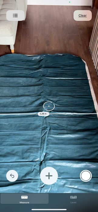 Inflatable Camping Mattress 130×200 cm — Like New
