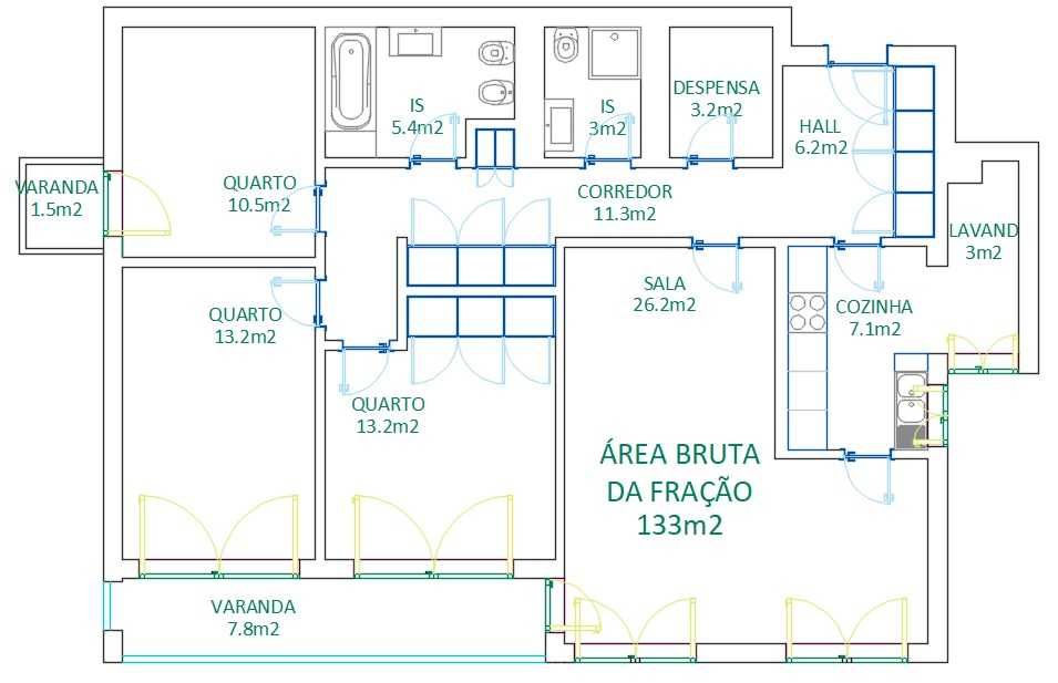 Apartamento T3 remodelado centro de Ansião