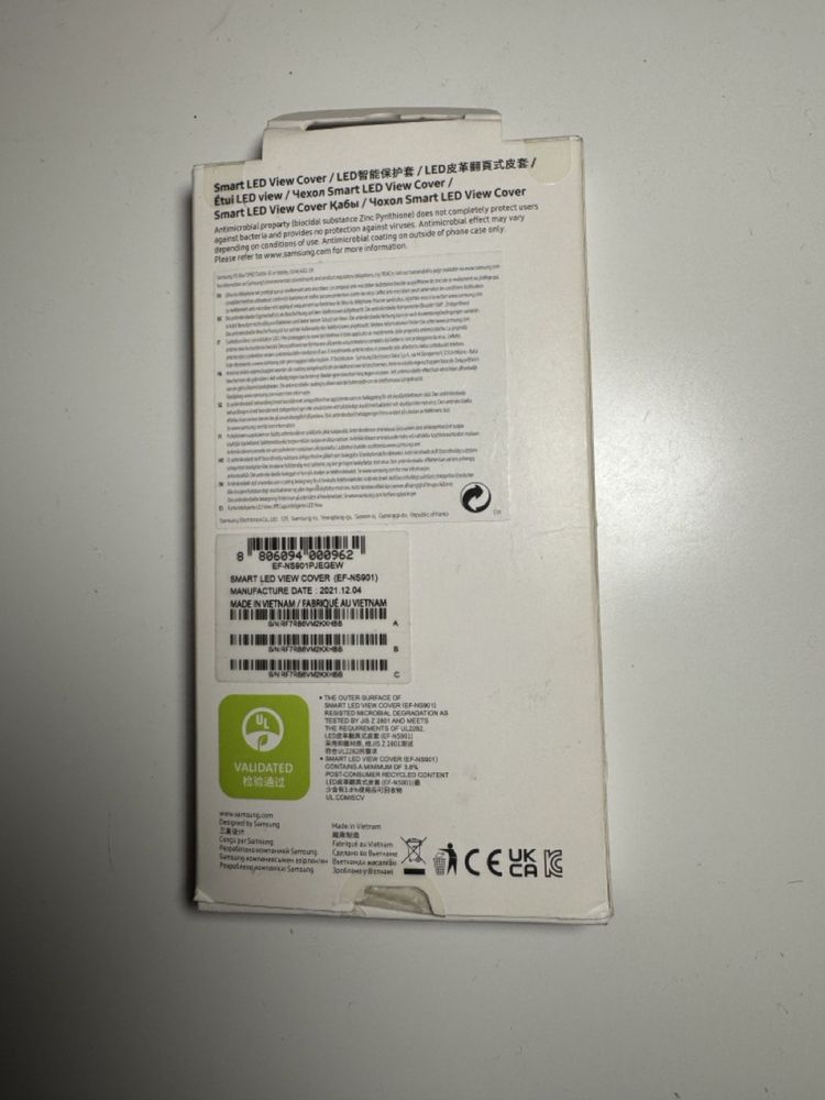 Чохол книжка Samsung smart led view cover для samsung galaxy s22