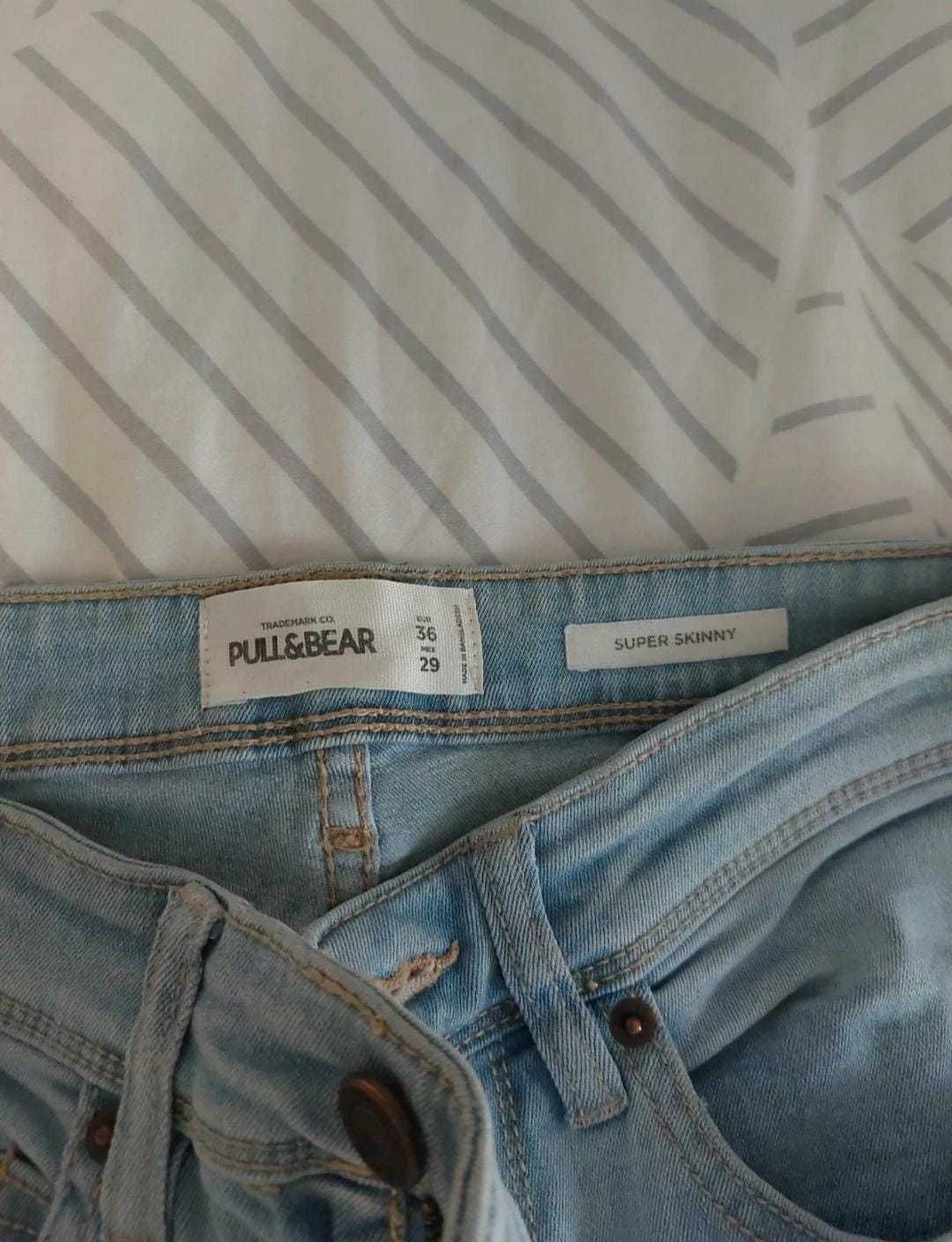 3 - calças azuis Pull&Bear (rapaz tam.36)