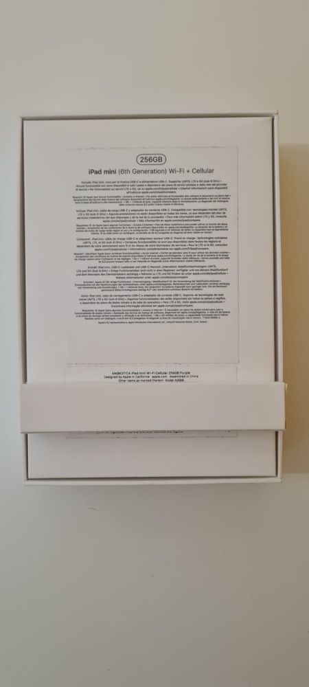 Novo Ipad MINI 6 256g+Apple Pencil+Capa premium + capa rigida Pencil