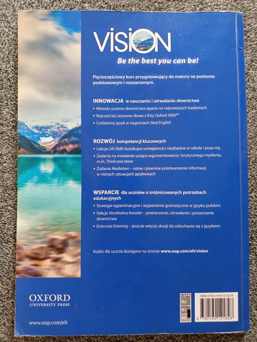 Vision Student's Book cz. 2 - A2/B1 - zakres podst. i rozsz. -(Oxford)
