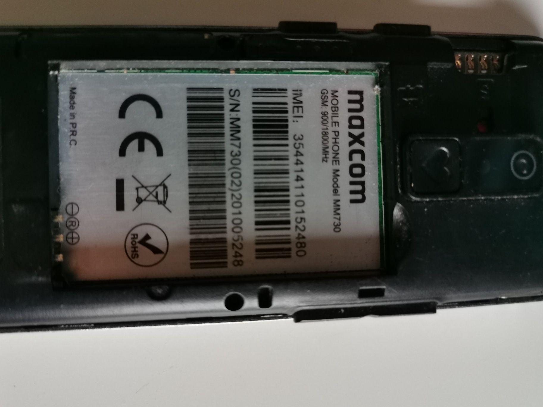 Uszkodzony Telefon Maxcom mm730