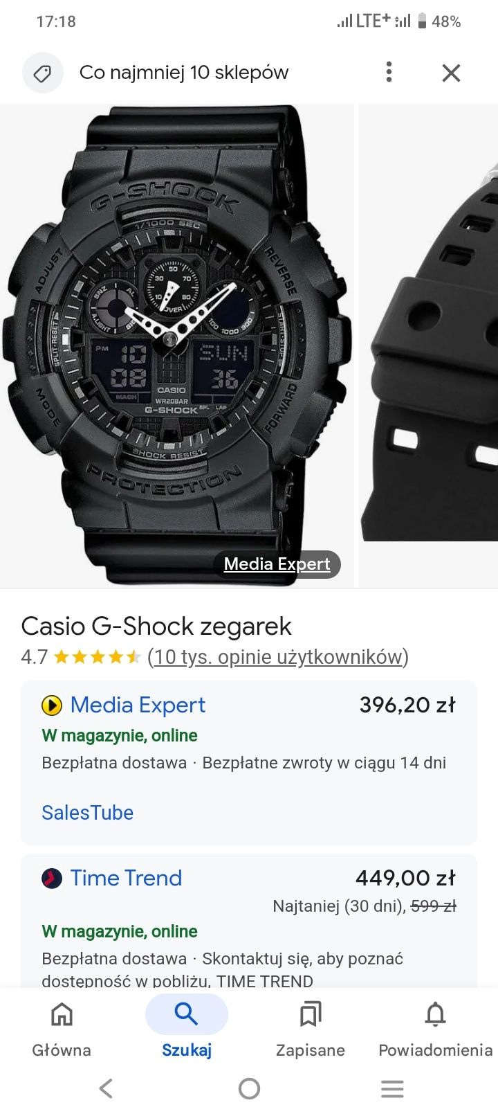G-schock zegarek męski