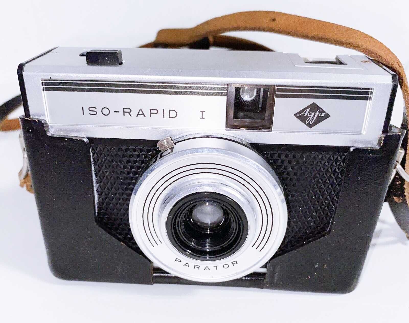 Agfa Iso Rapid I typ 2421 z 1966 roku z pięknym, dedykowanym futerałem