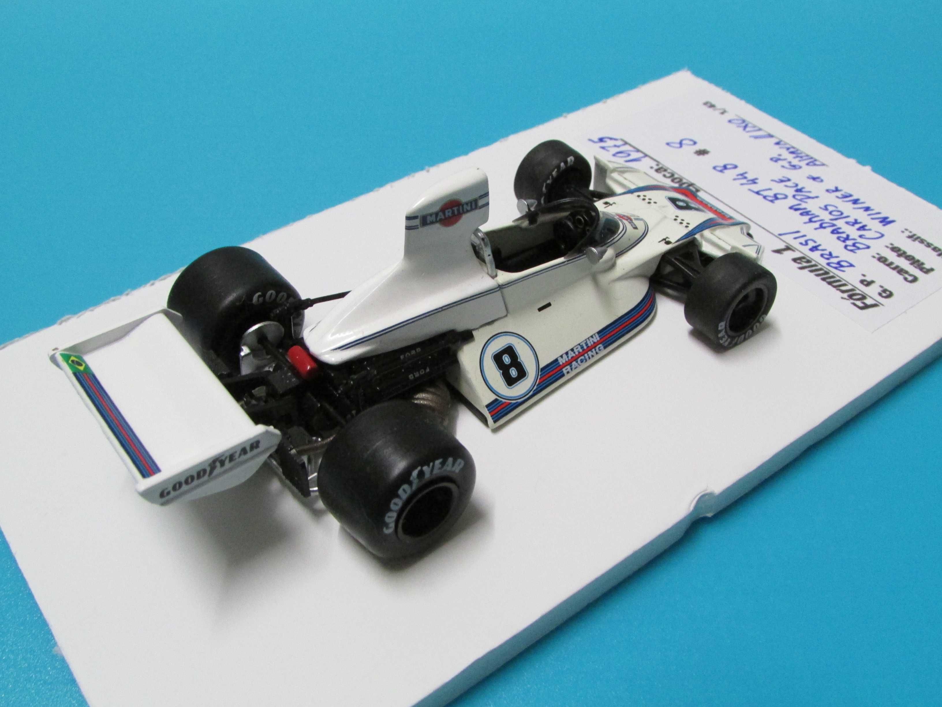 Brabham BT 44 B #8 C. Pace - Campeonato F1 1975 - escala 1/43