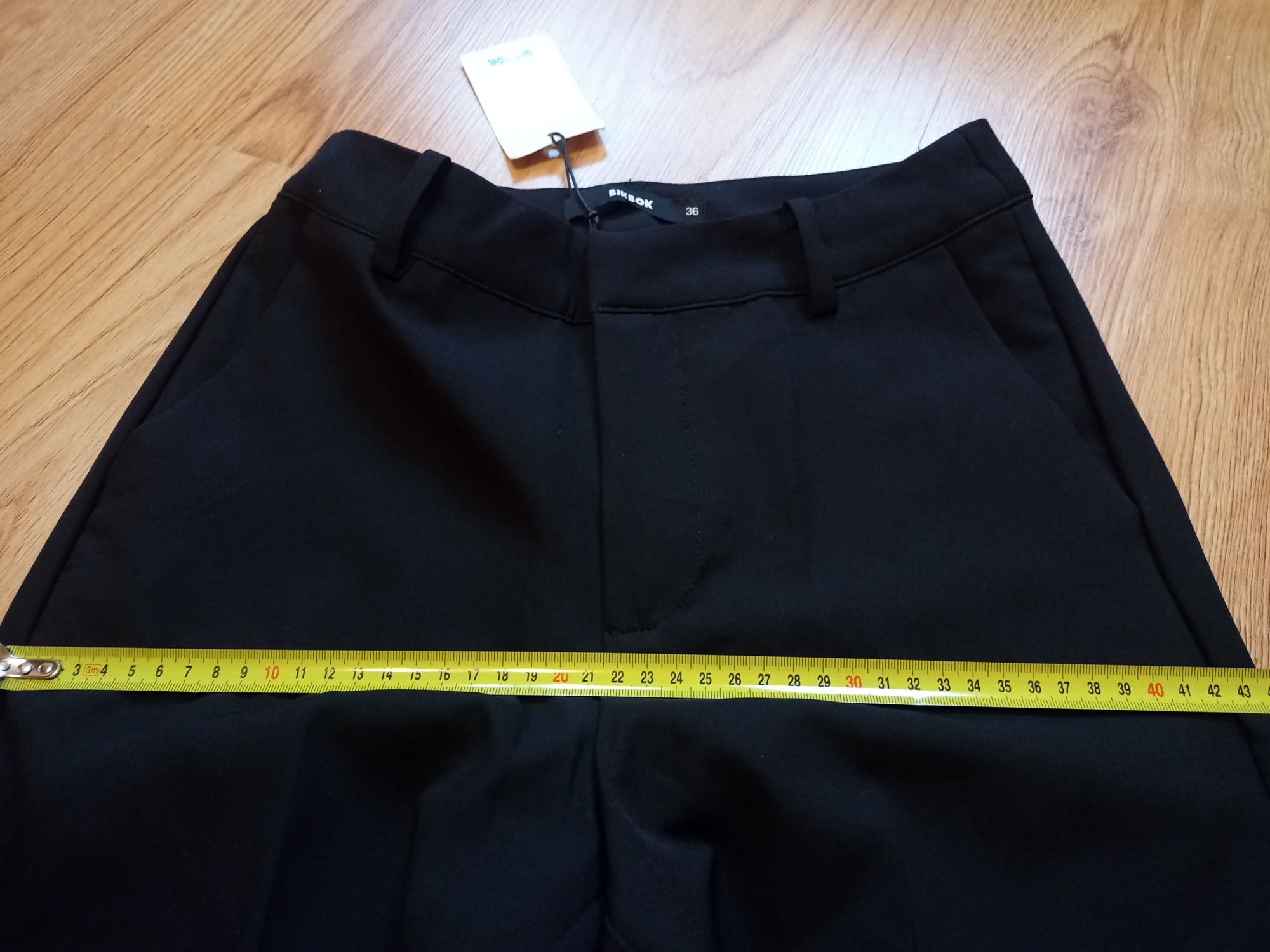 Eleganckie spodnie bootcut materiałowe Bik Bok 36