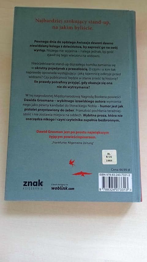 Książka Wchodzi koń do baru - Dawid Grosman