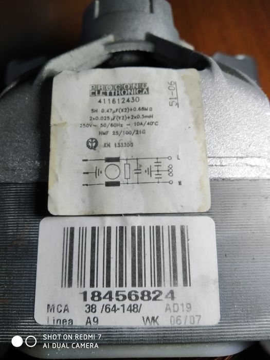 Двигатель мотор моторчик движок пральної стиральной стиралки