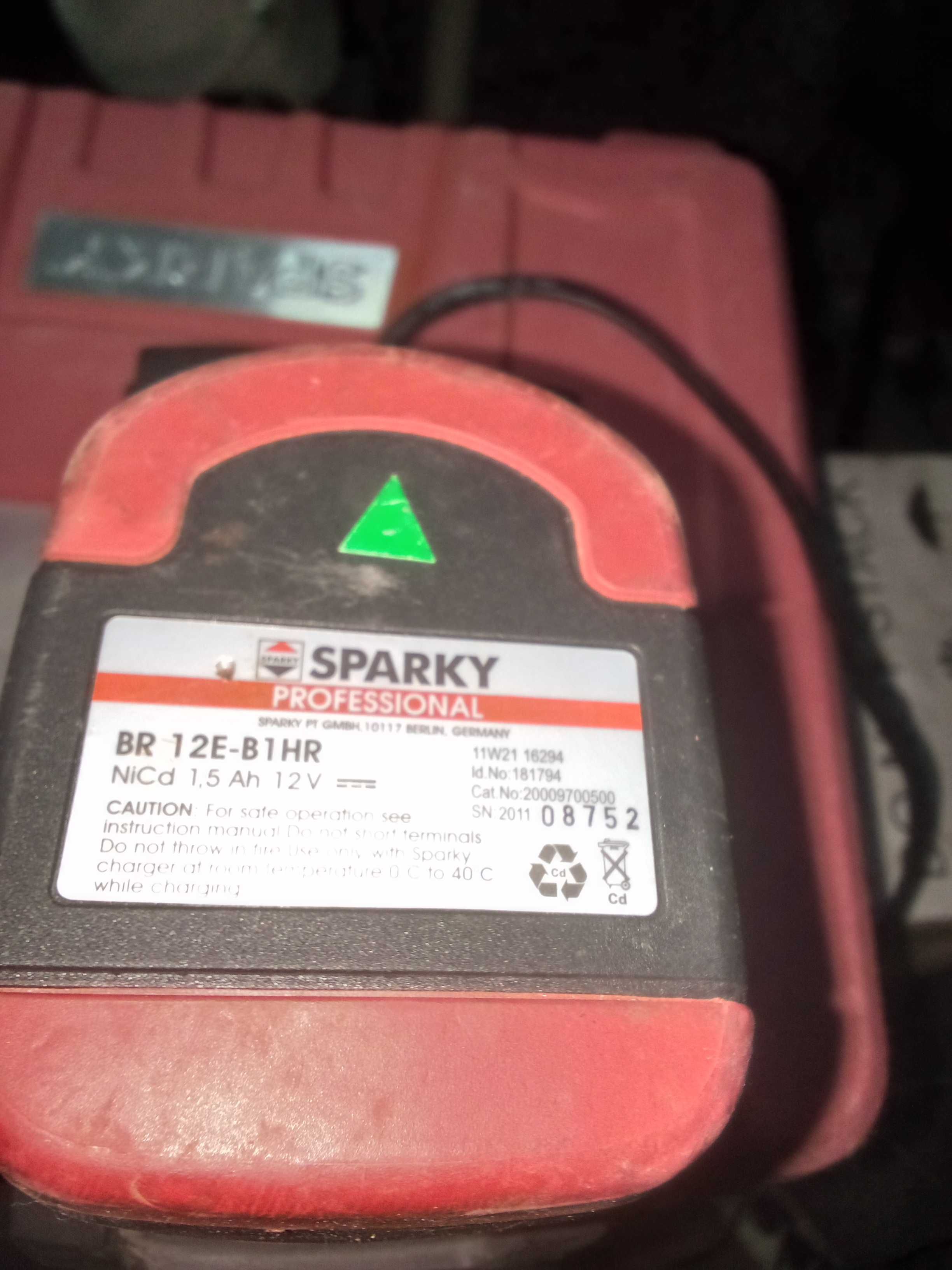 Wkrętarka SPARKY BR12E + latarka + walizka + ładowarka