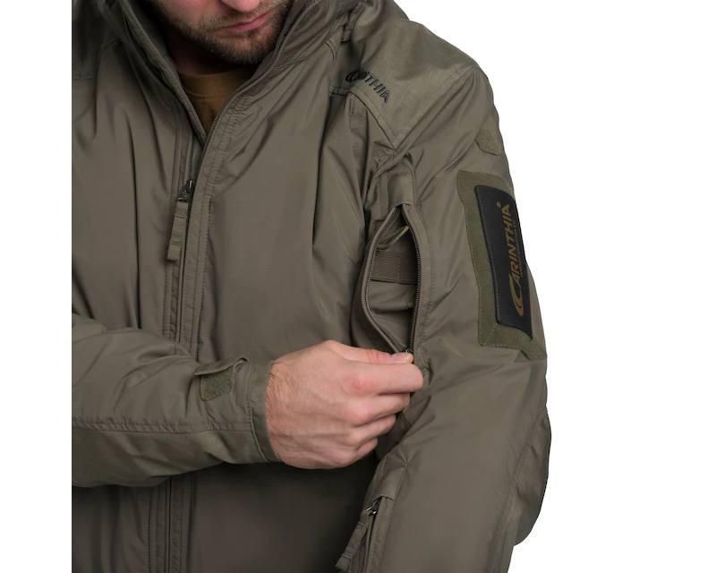 Куртка зимова CARINTHIA HIG 4.0 G-LOFT | Олива та Сірий