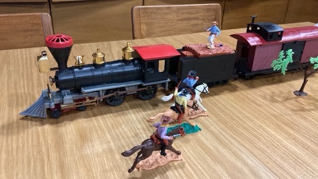 Comboio "Prairie Rocket Train" da Timpo Toys (England)