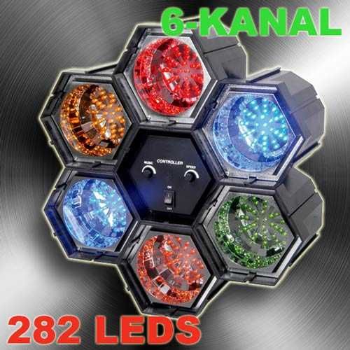 Mocny kolorofon LED 6 modułów-kolorów 282 diody outlet Sklep Wągrowiec