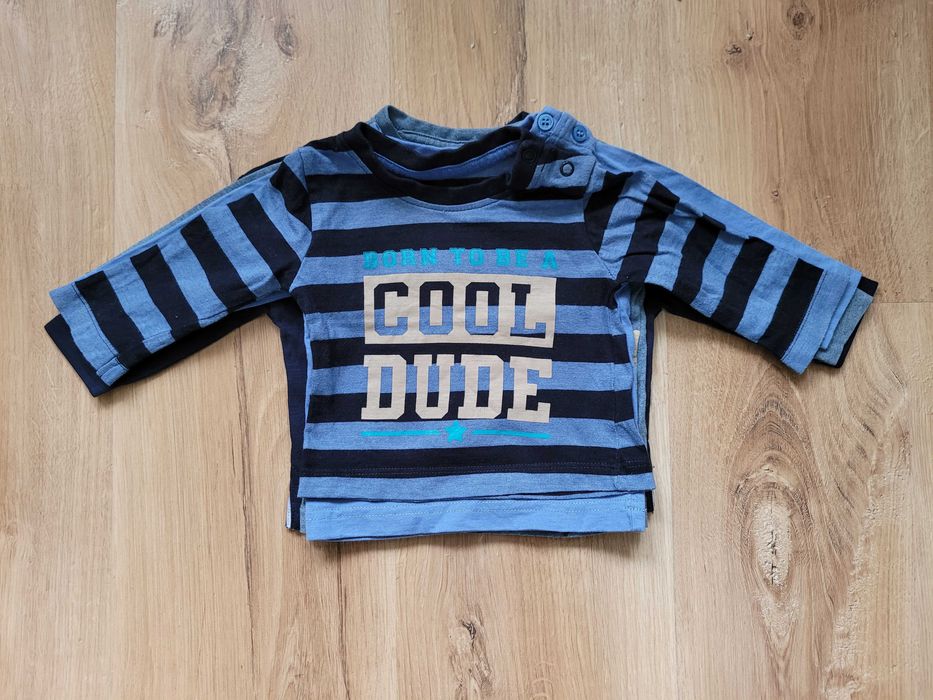 3 bluzki (1 Nowa) + spodenki H&M 62 0-3 Smyk zestaw niemowlęcy