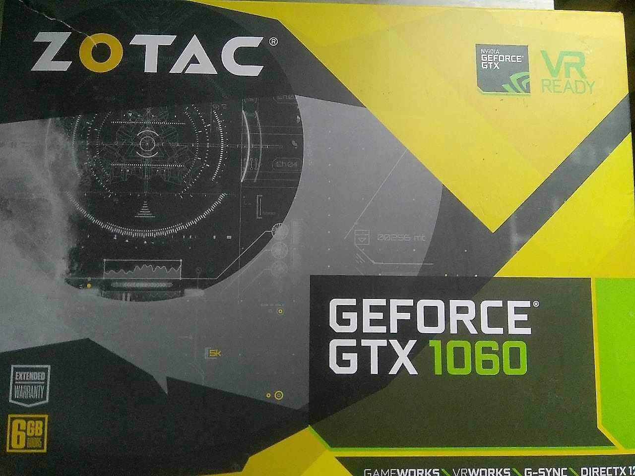 Упаковка от видеокарты ZOTAC GTX 1050Ti  ( GTX 1060)