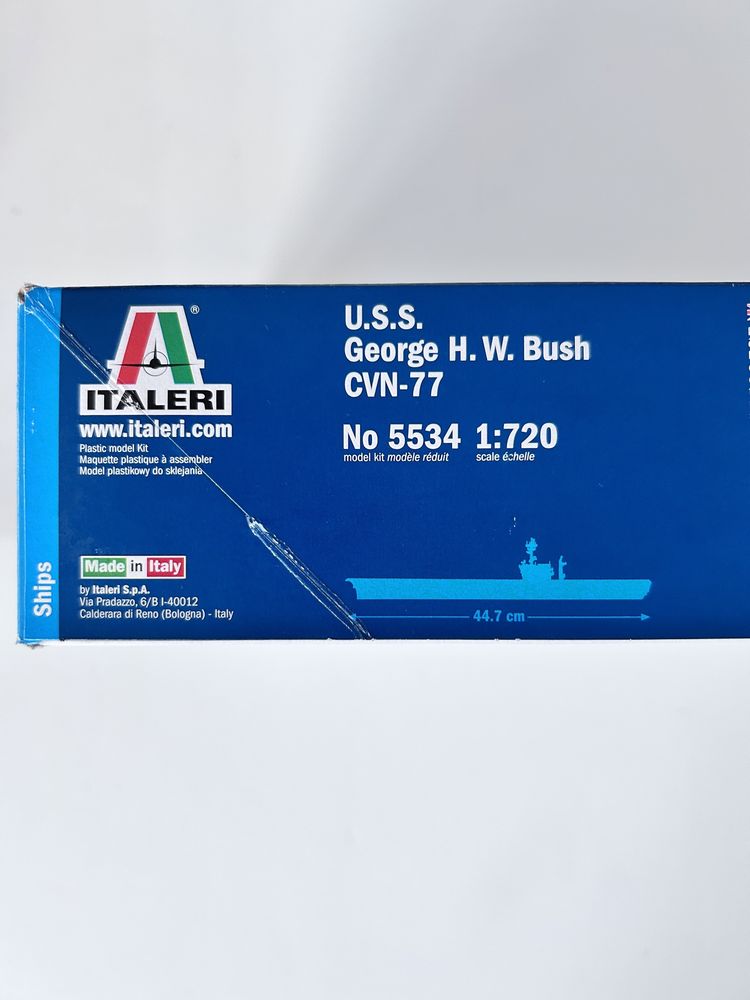 Okręt Lotniskowiec U.S.S George H.W. Bush Italeri 5534
