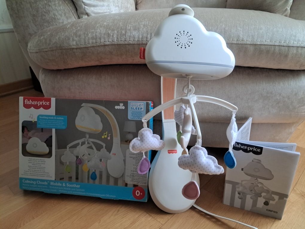 Мобайл Fisher-Price Успокаивающие облачка с эффектами(GRP99) Белый шум