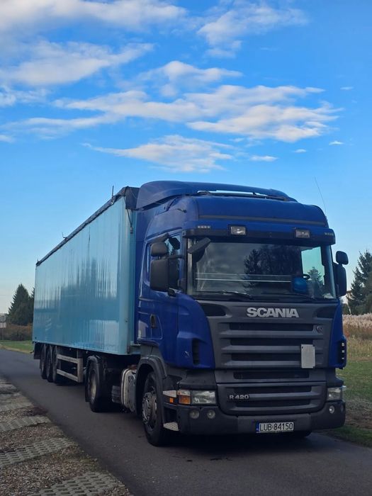 Scania R420  SCANIA R420 Manual/Hydraulika + Knapen ZESTAW/Sprzedaż taboru - Opis