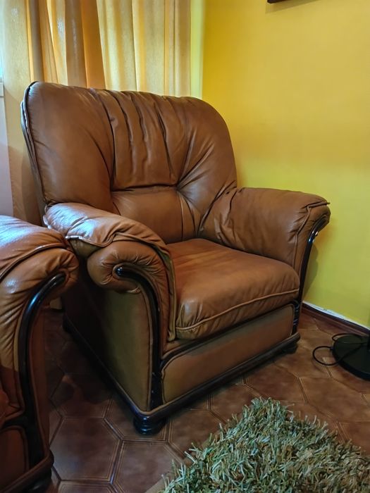 Sofá em pele anos 90