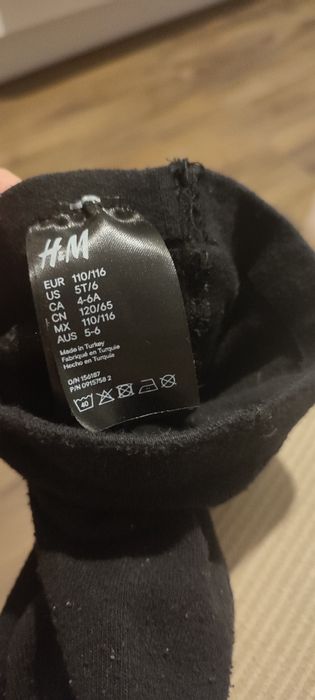 H&M rajstopy dla dziewczynki Halloween 110/116