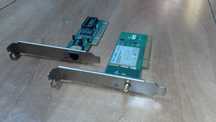 2 karty PCI   WiFi i LAN TP-LINK TL-WN551G i Ralink LAN