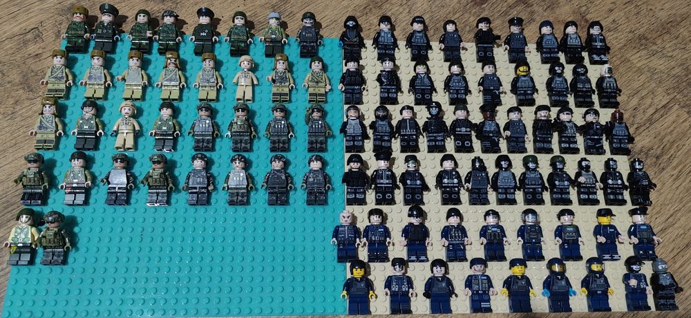 Лего фігурки військові SWAT поліція