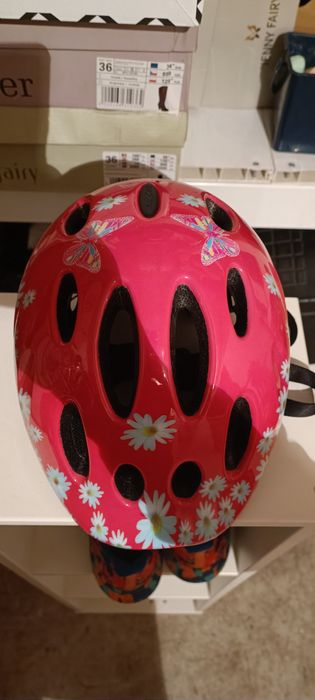 Kask rowerowy dla dziewczynki