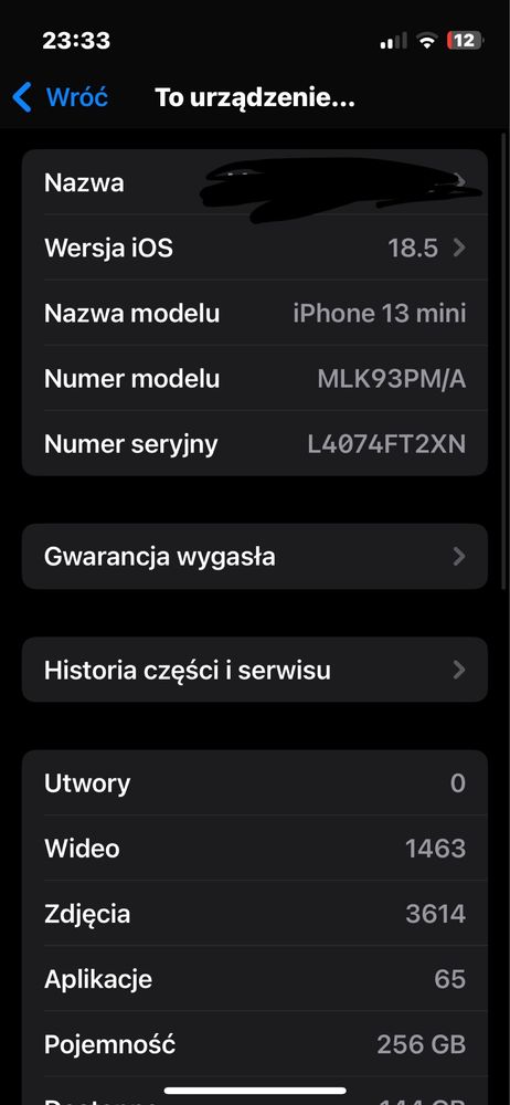 Iphon 13 mini 256gb