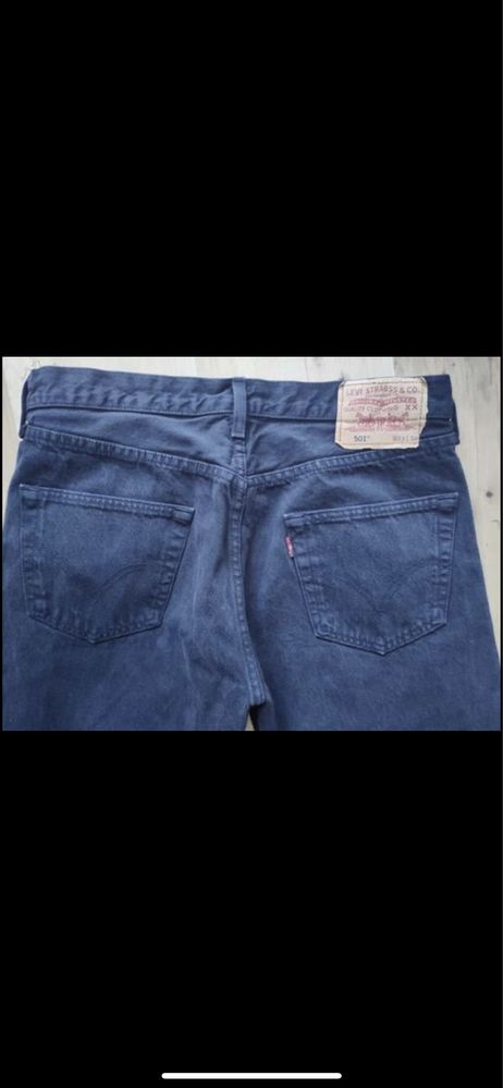 Levis 501 33/36 czarne (pas 86cm) wysylka