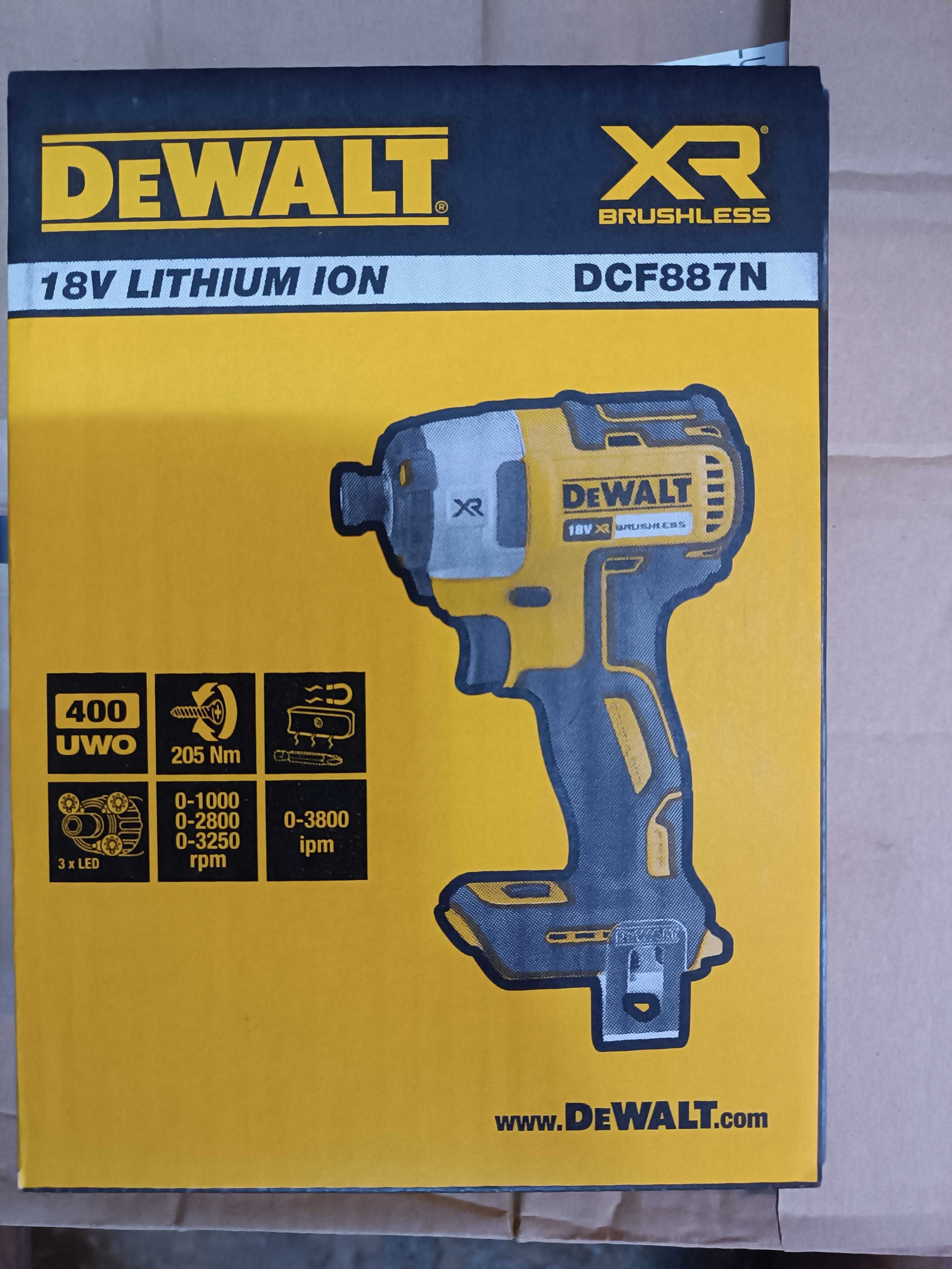 Sprzedam wkrętarkę DEWALT DCF887N NOWA i