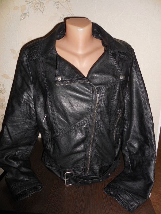 Продаю куртку - косуху *H&M* мягкий кожзам, р.10.. M (46)