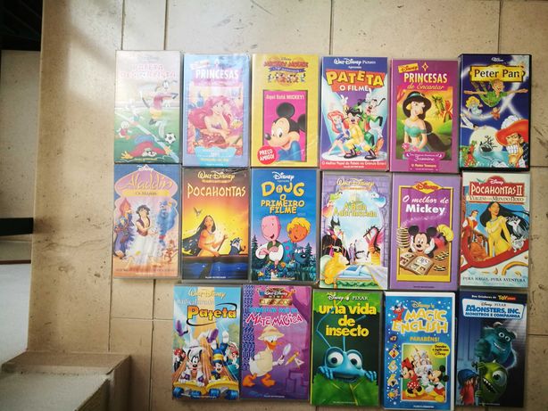 Filmes em VHS da Disney (Vendem-se SEPARADAMENTE)