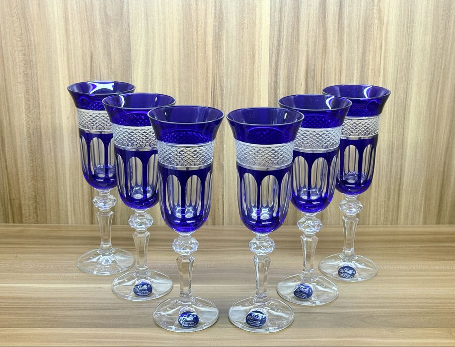 Хрустальные фужеры для шампанского просеко Julia Poland