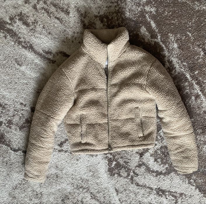 Куртка-пуховик з плюшевого флісу