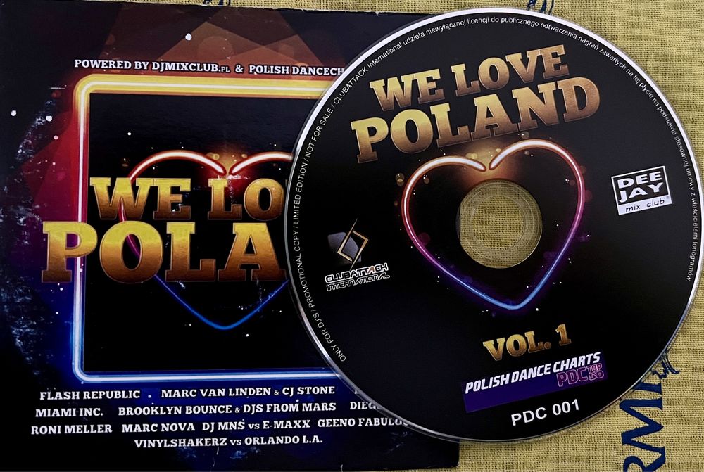 Płyta CD We Love Poland vol.1 promo
