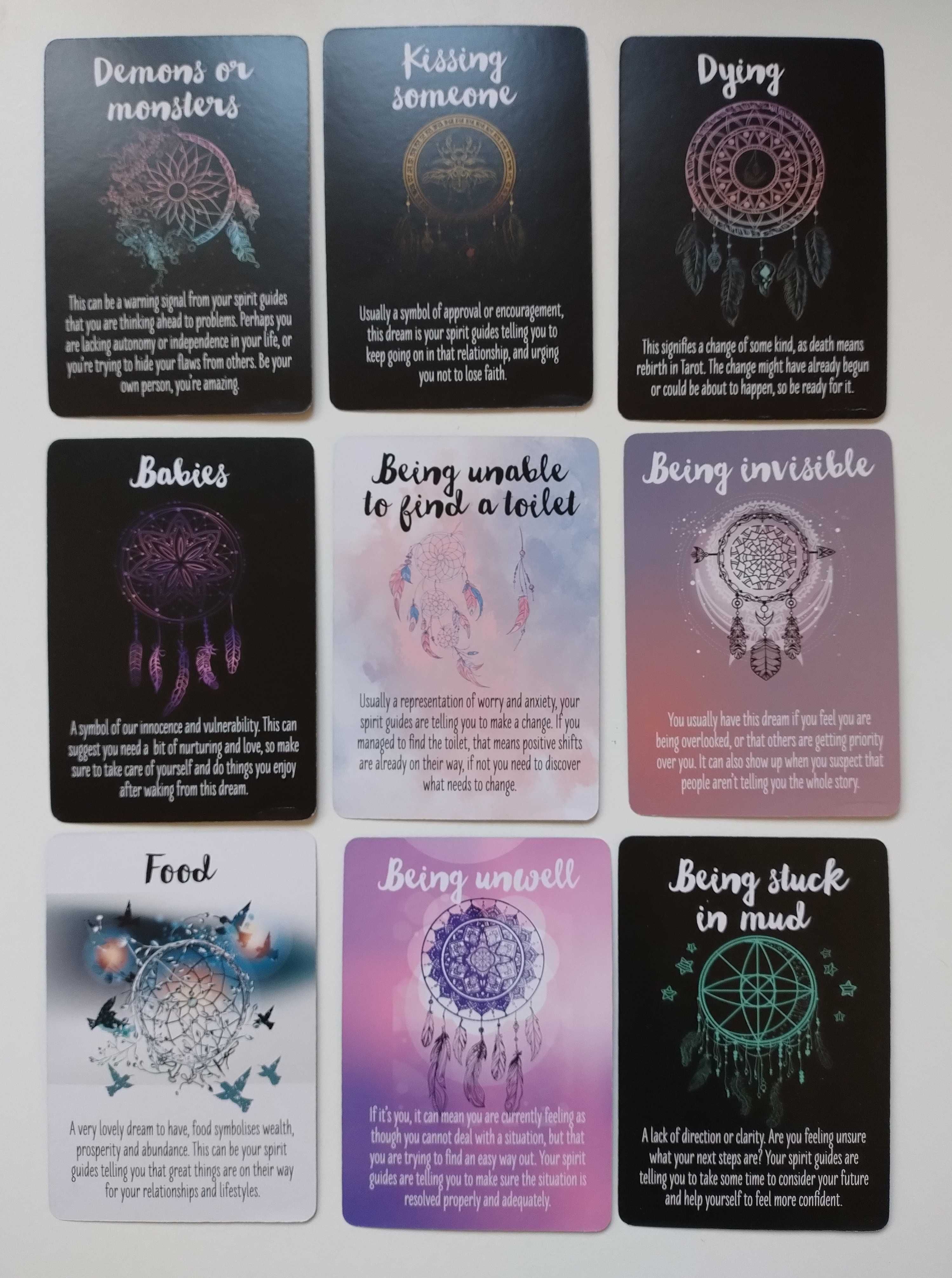 Soul Spirit universal dreams oracle cards 50 enlightening cards karty