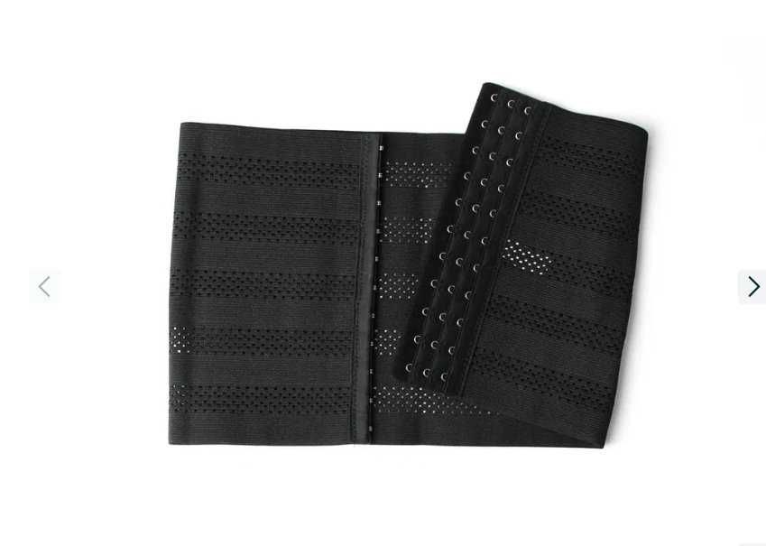 Pas damski modelujący i wyszczuplający brzuch CZARNY r. M