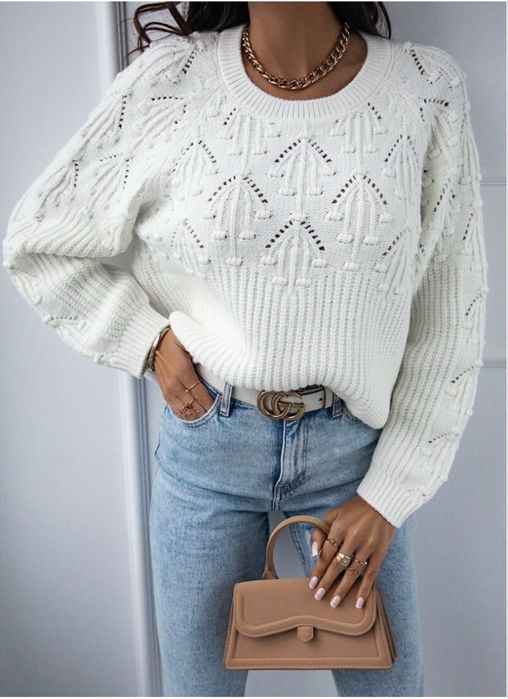 Светр оверсайз короткий