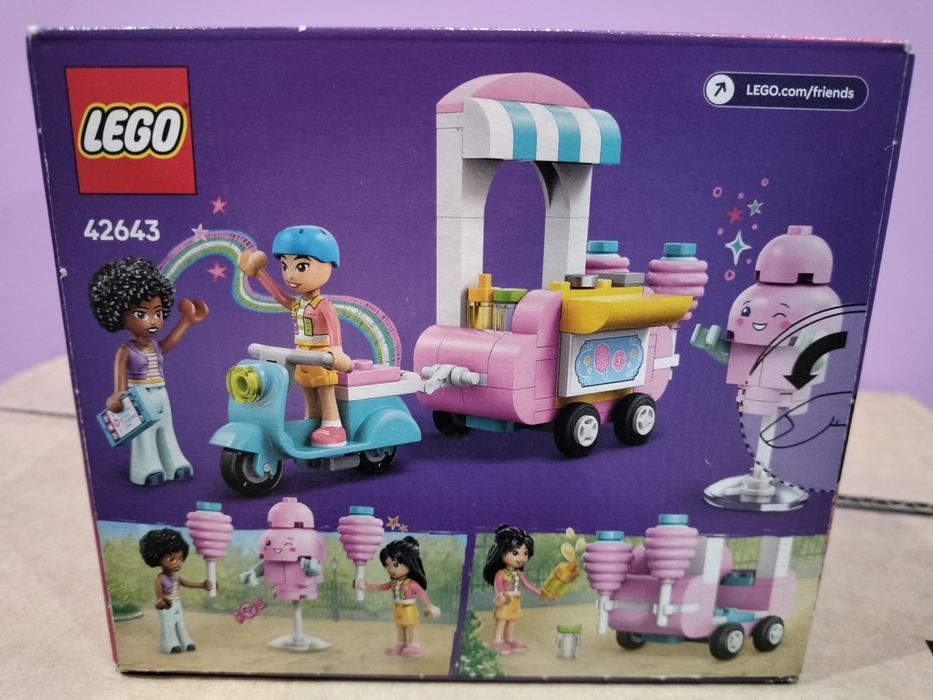 LEGO Friends Stoisko z watą cukrową i skute 42643