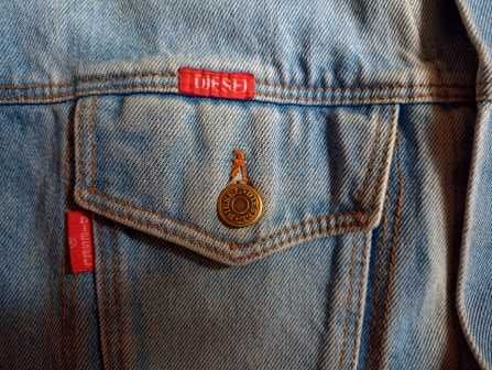 DIESEL kurtka jeansowa męska XL