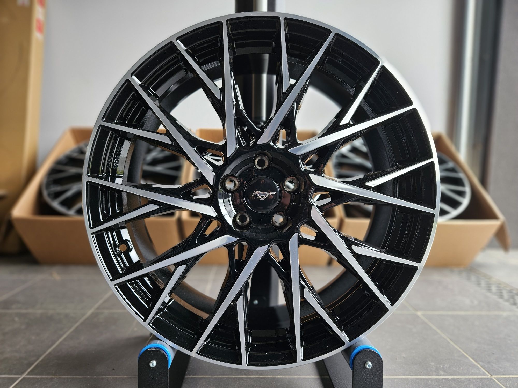 Mustang Mach-E 20 " Nowe 5x108 Ford Mach E Felgi Czarne Alufelgi