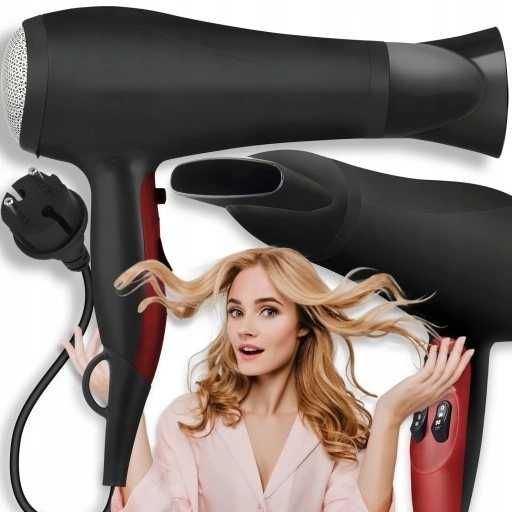 Suszarka do włosów JONIZACJA 2200W zdrowe włosy KONCETRATOR