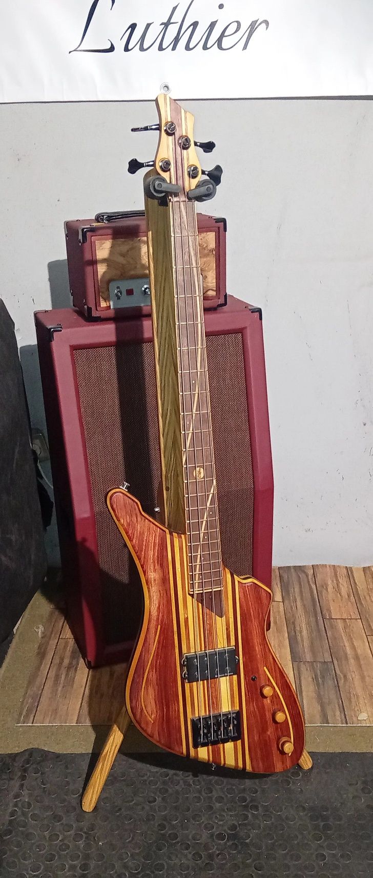 Baixo 4 cordas luthier Angel Joseph