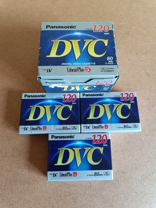 Відеокасети Panasonic MiniDV DVM80 - НОВІ - ціна за всі