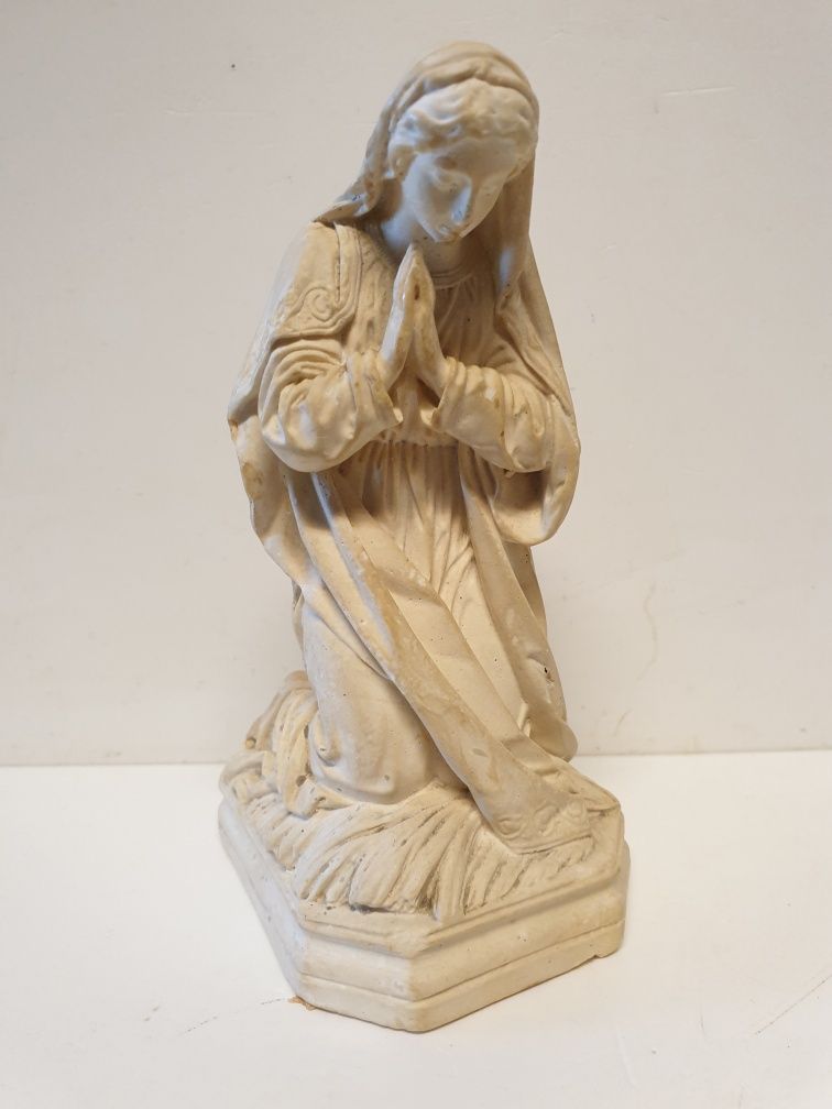 Lindissima antiga escultura de Nossa Senhora em espuma do mar