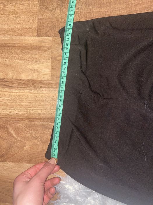 Dzwony szerokie spodnie brązowe brąz na gumce S