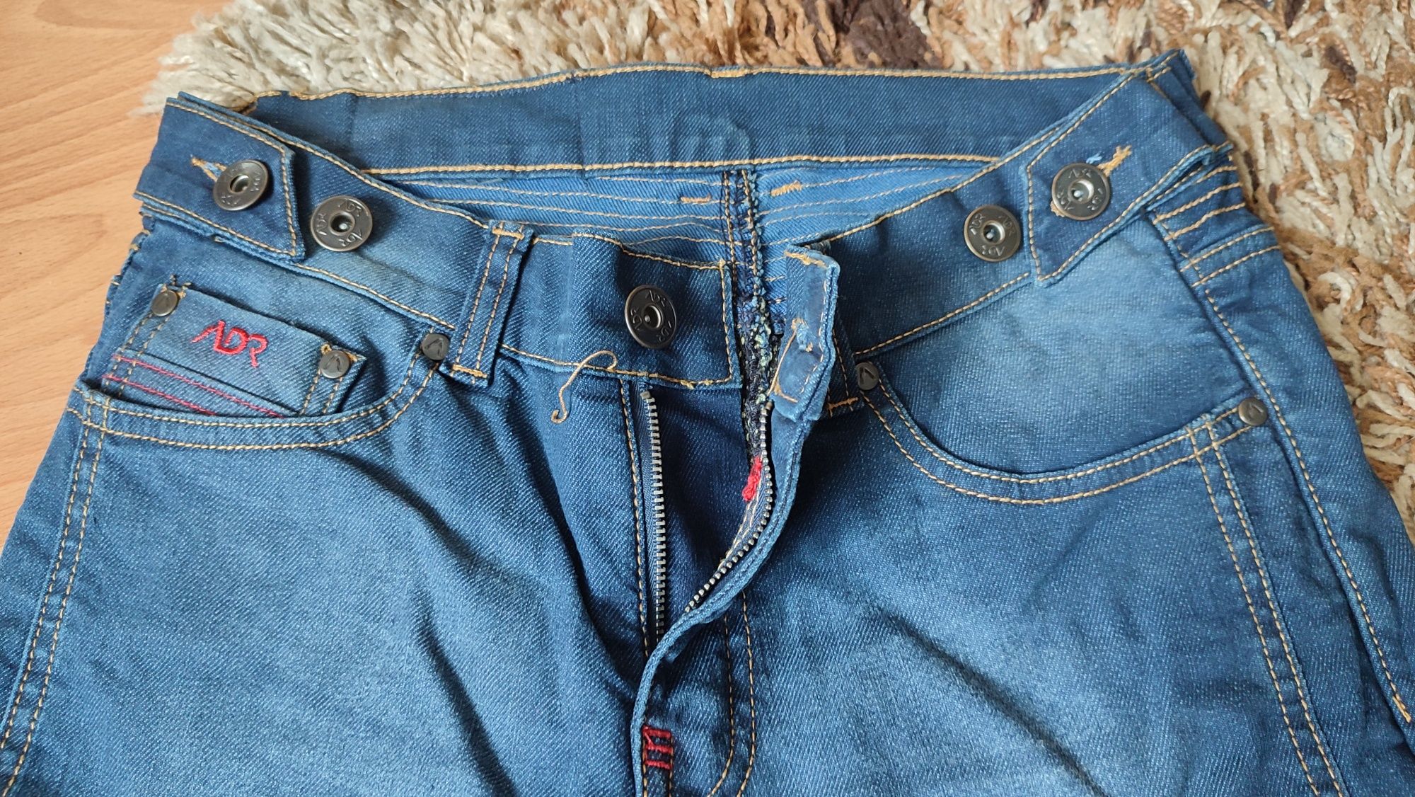 Spodnie motocyklowe damskie Vector Jeans Blue 36