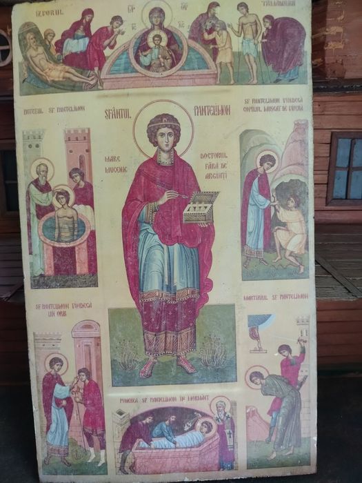 Ікона Святого Великомученика та Цілителя Пантелеїмона.