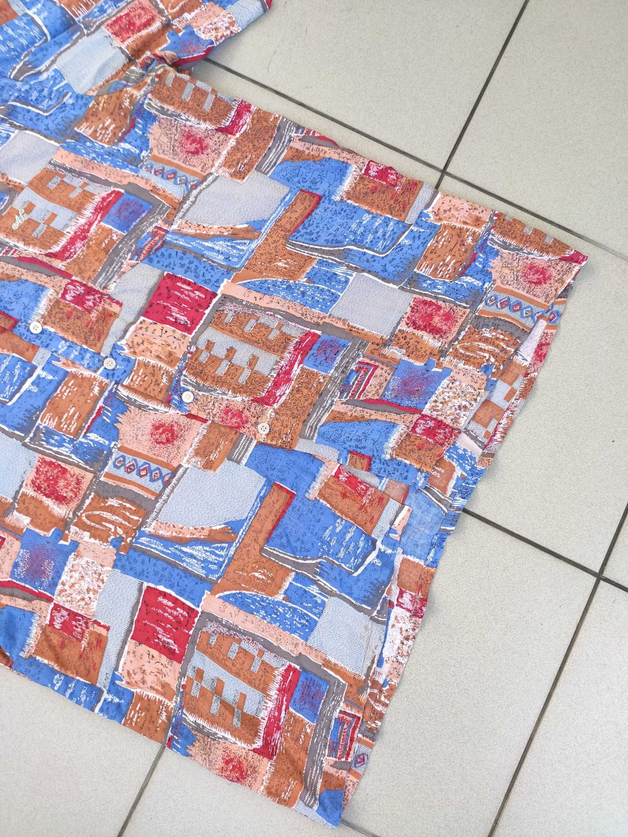 Vintage koszula hawajska letnia plażowa wakacyjna vintage r. L