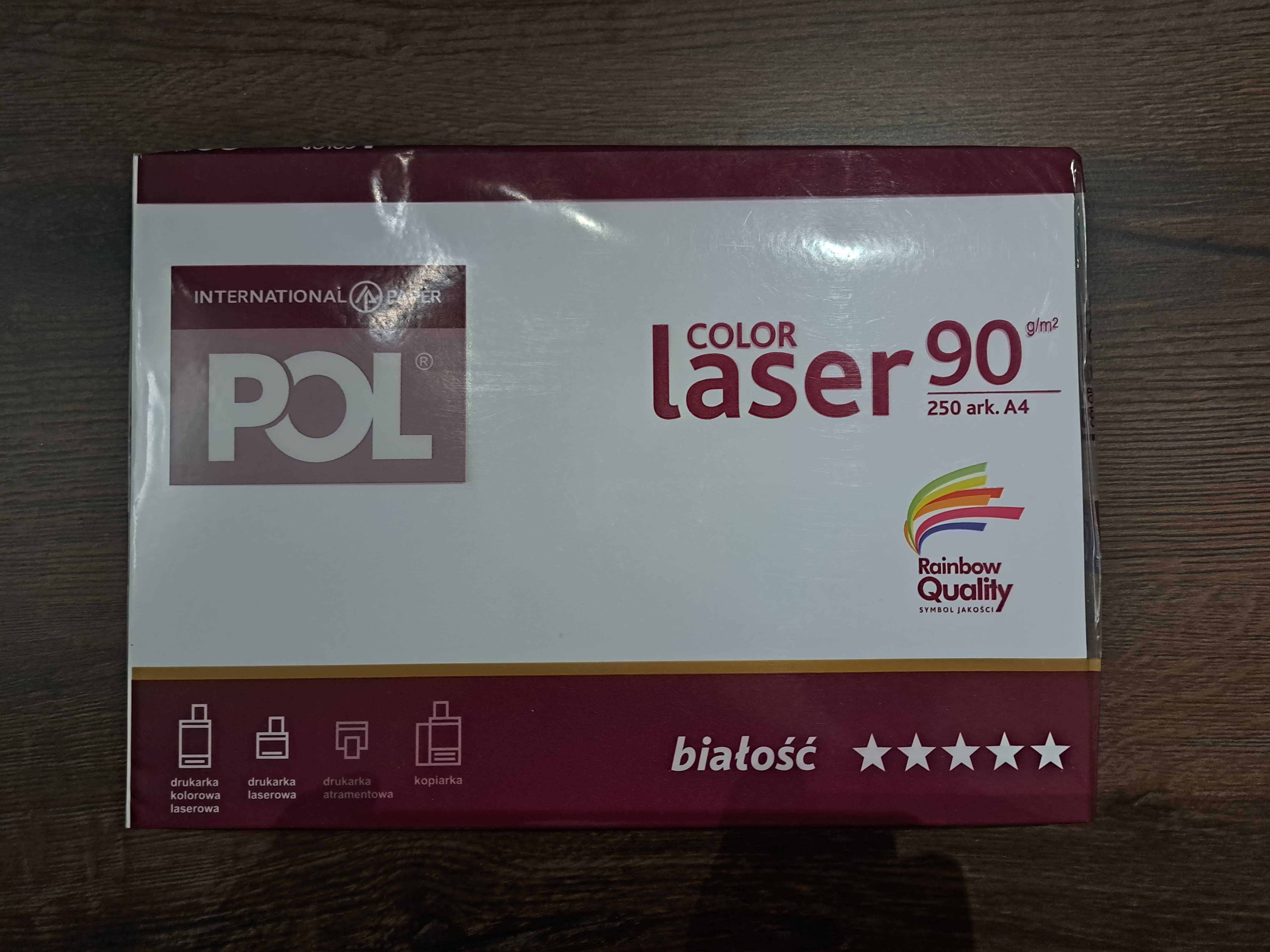 Papier POL ColorLaser90 250 arkuszy A4 90m/m2 - 2 opakowania